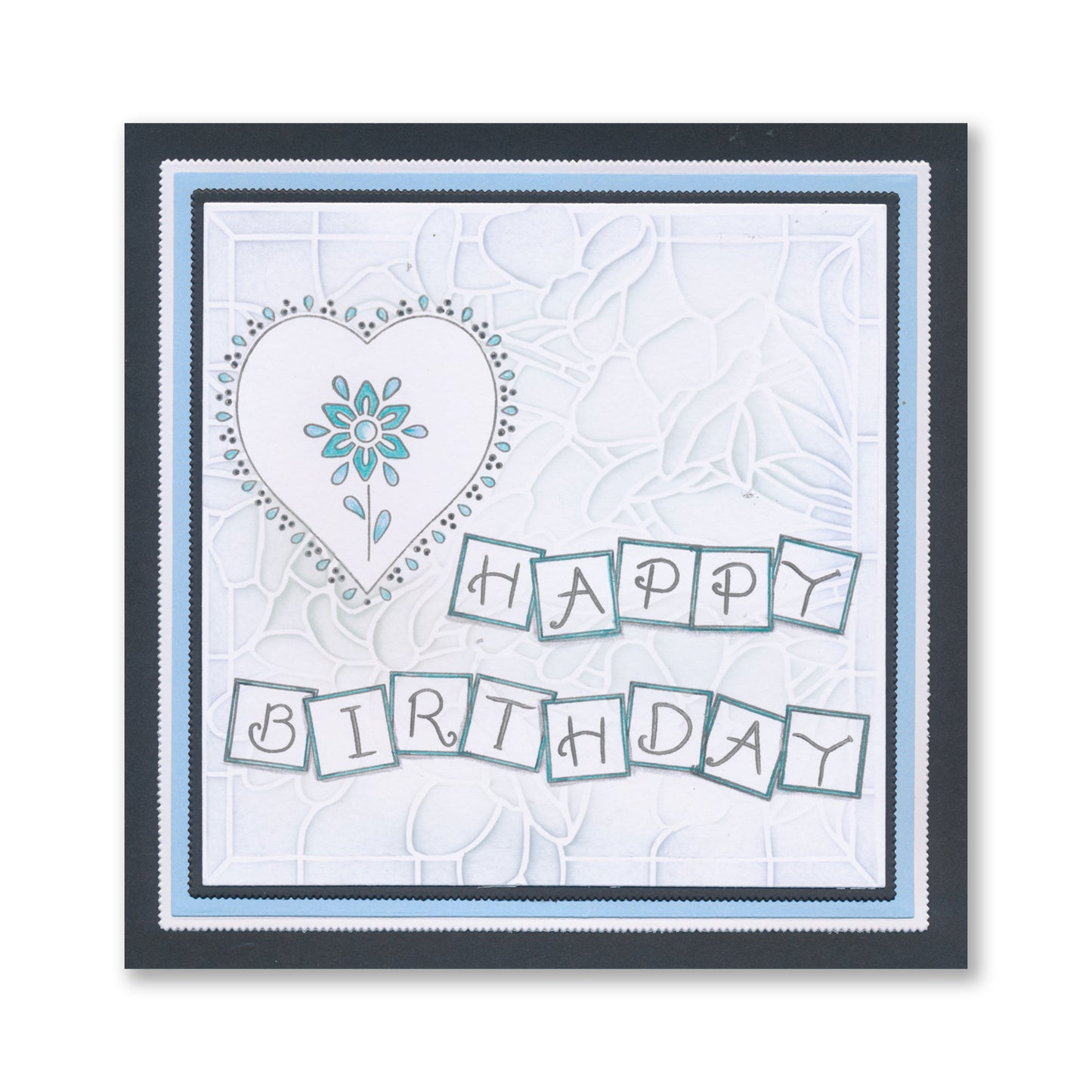 Barbara's Loving Heart A5 Stamp & Mask Set