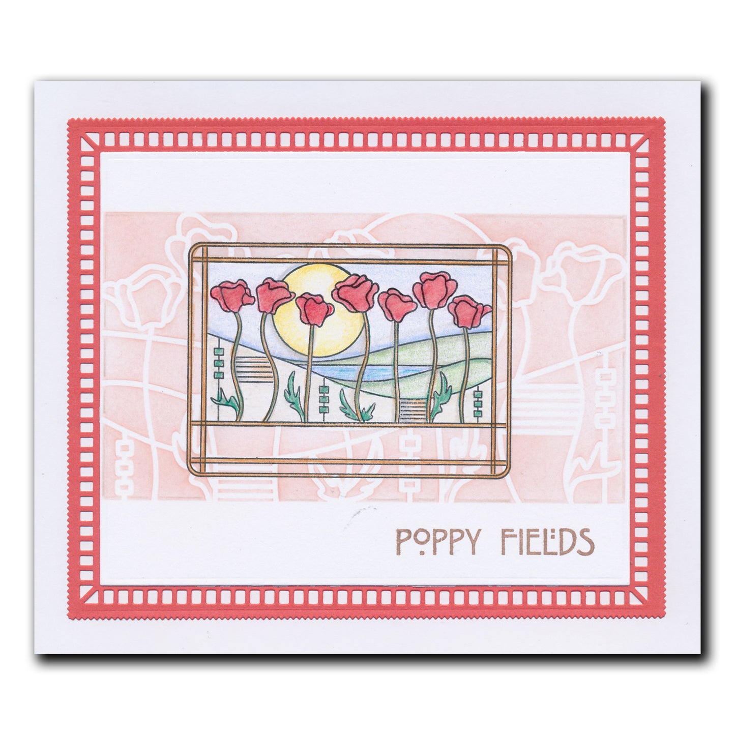 Bijou Art Nouveau Collection A4 Stamp Set