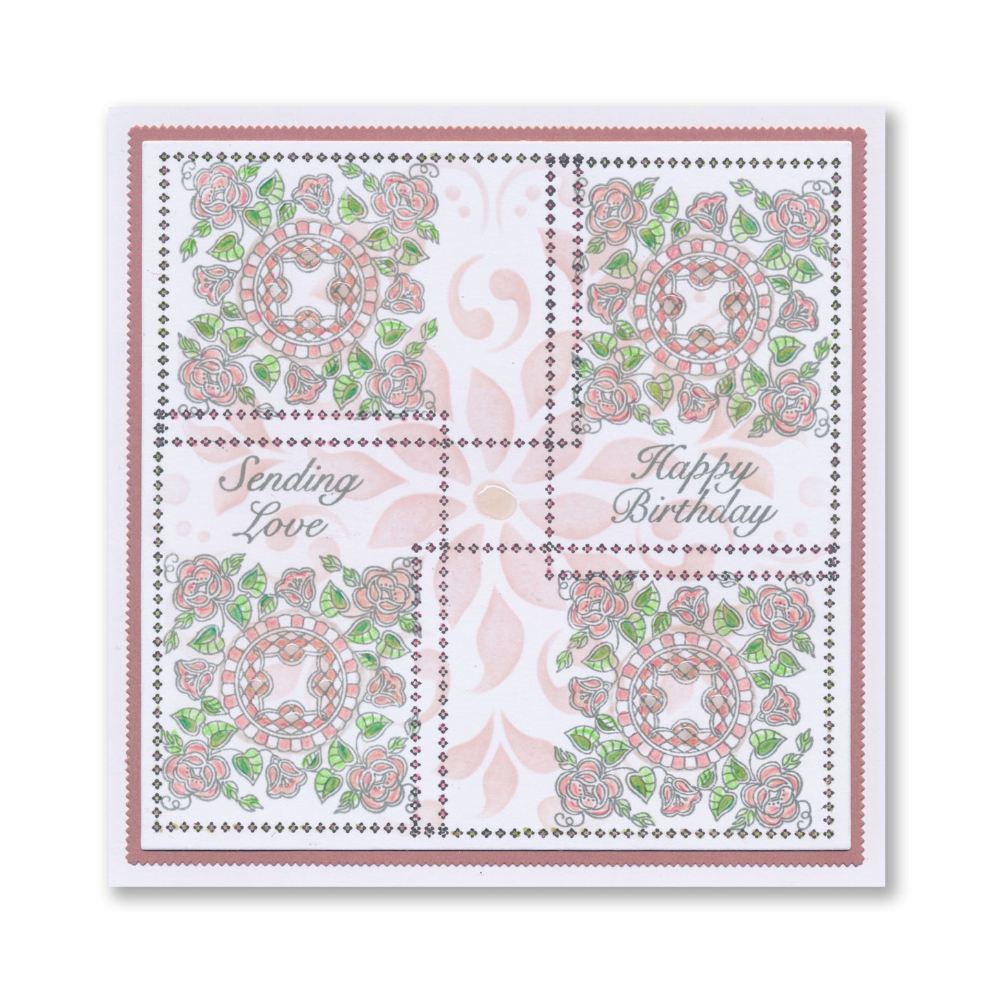 Richelieu French Lace Sampler A4 Stamp Set