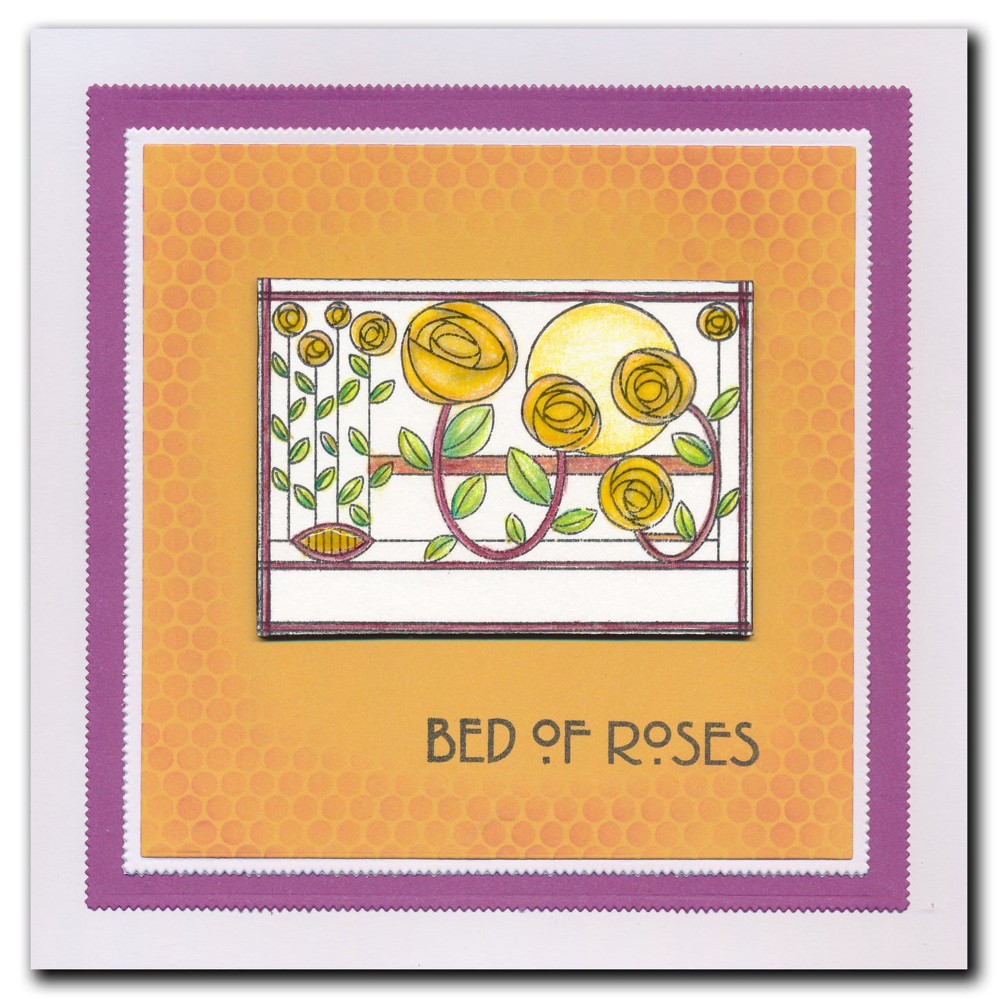 Bijou Art Nouveau Collection A4 Stamp Set