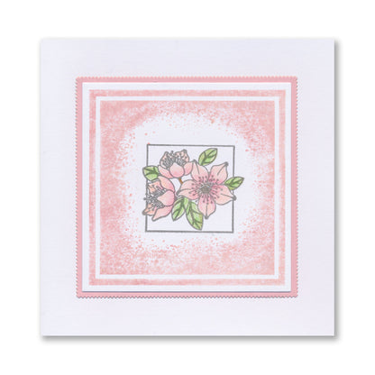 KISS by Clarity - Tina's Flowers Sampler A4 Stamp Set