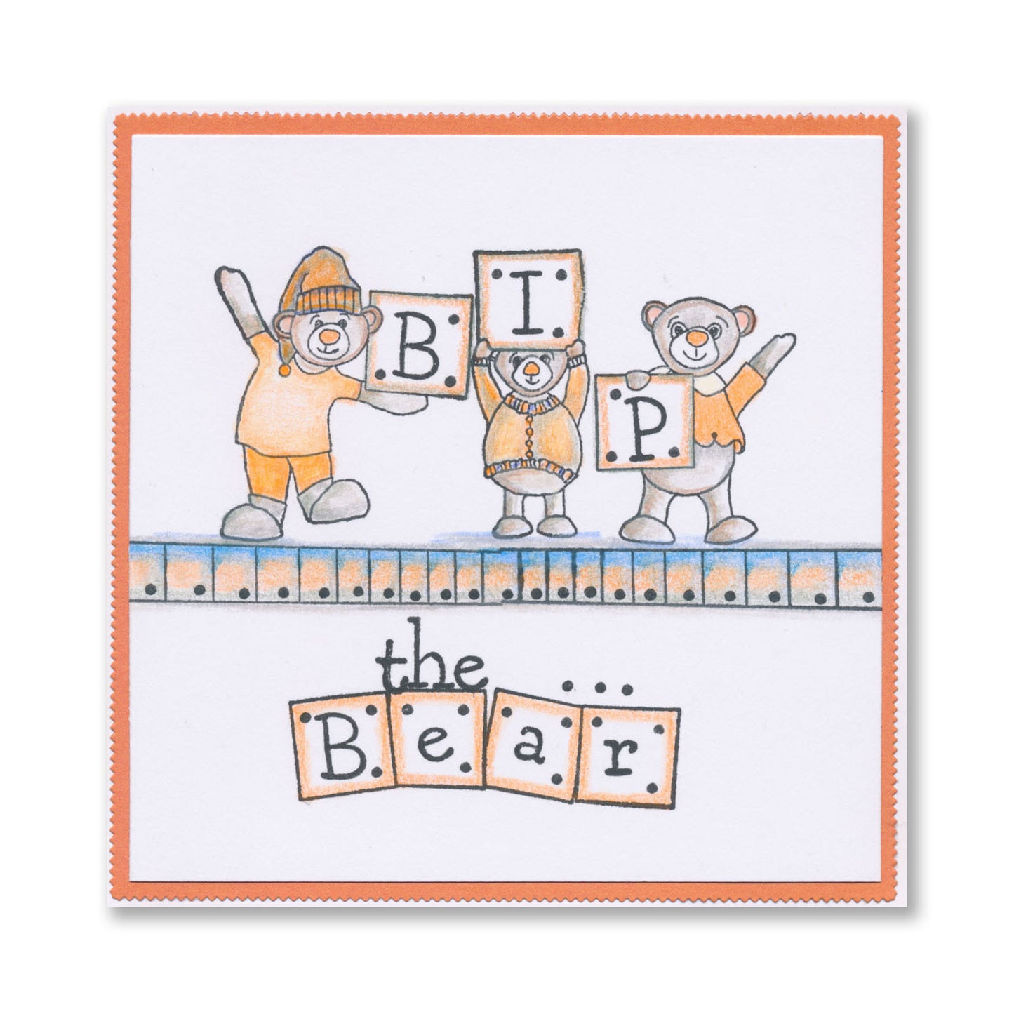 BIP the Bear Letterbox Alphabet A5 Stamp & Mask Set
