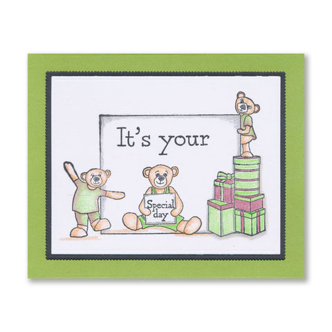 BIP the Bear Billboards A5 Stamp & Mask Set