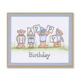 BIP the Bear Letterboxes A5 Stamp & Mask Set