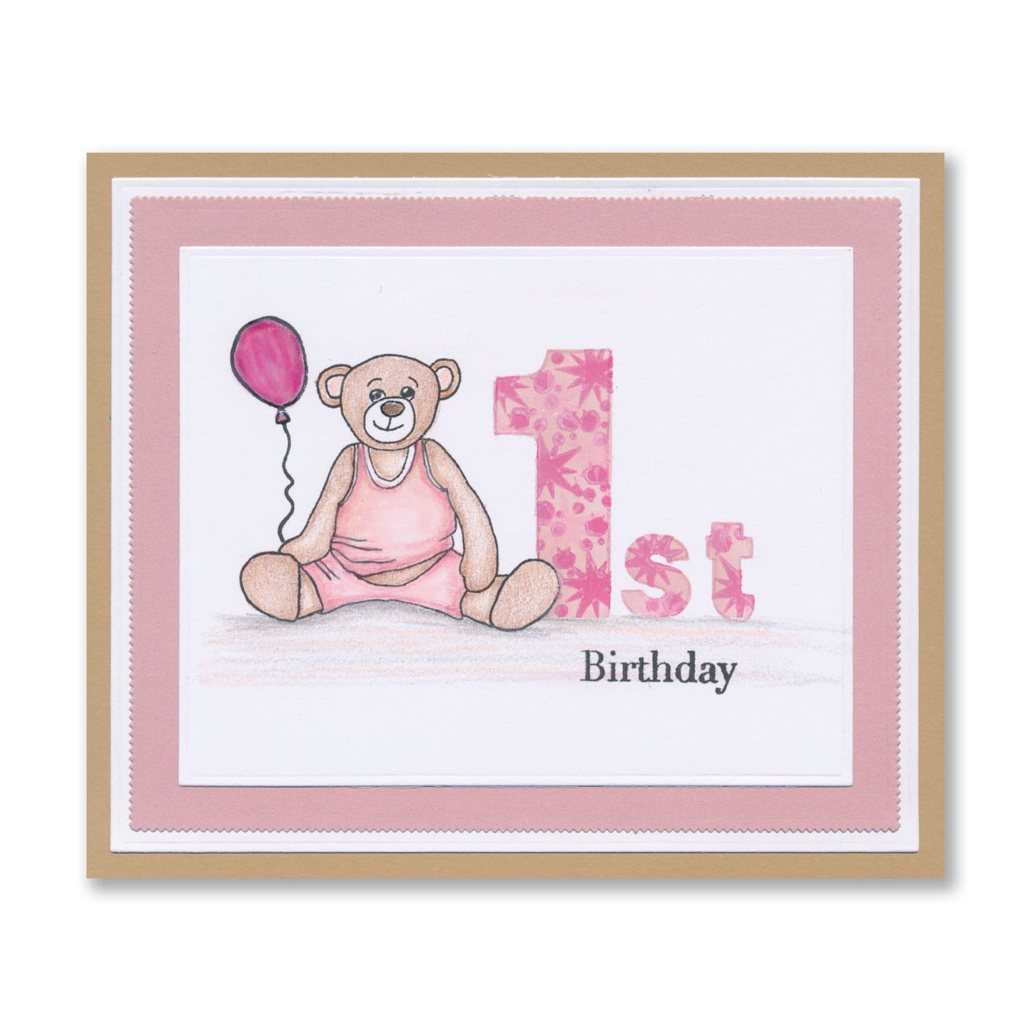 BIP the Bear & Family A5 Square Stamp & Mask Set