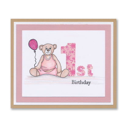 BIP the Bear & Family A5 Square Stamp & Mask Set