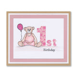 BIP the Bear Characters A5 Square Stamp & Mask Collection with FREE A4 Stencil worth £8.49