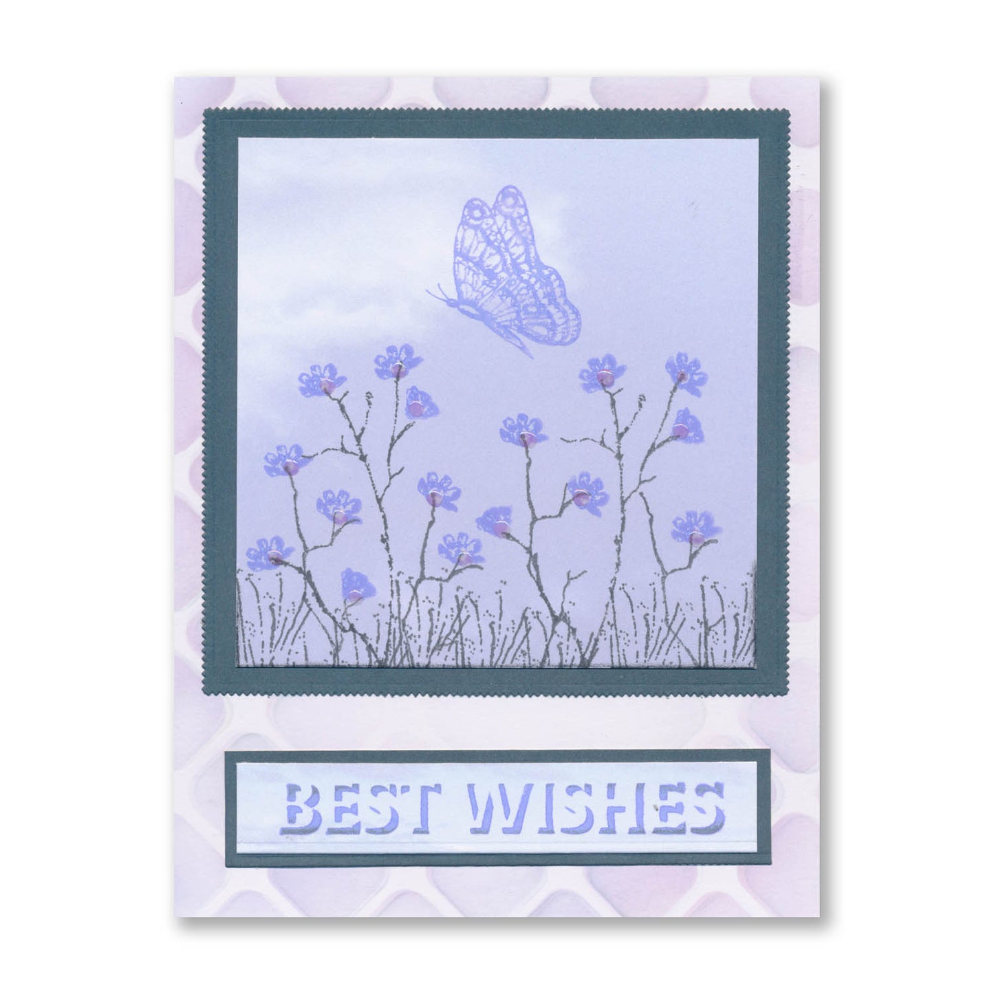 Barbara's Dotted Butterflies A5 Stamp Set