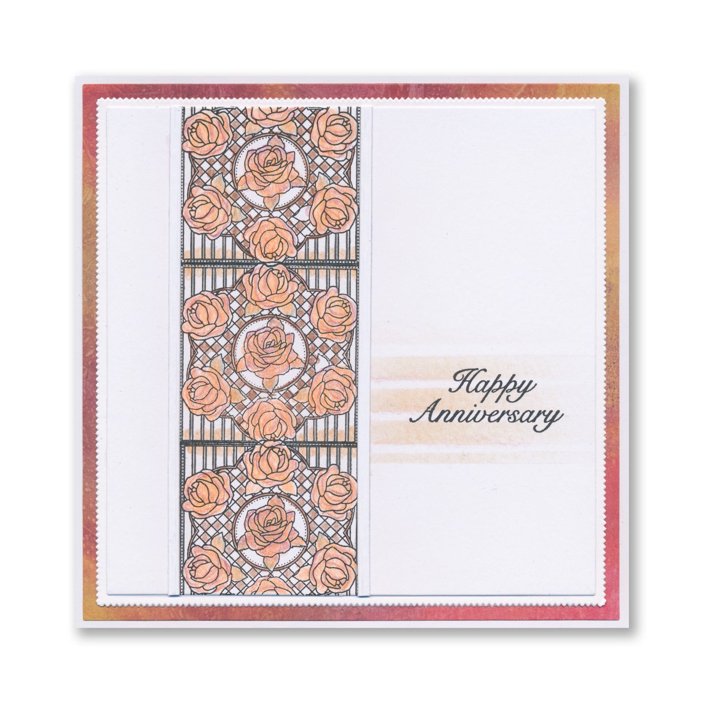 Richelieu French Lace Sampler A4 Stamp Set