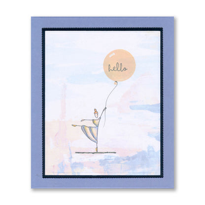 Barb's SHAC Dancing Girls A5sq Stamp Set