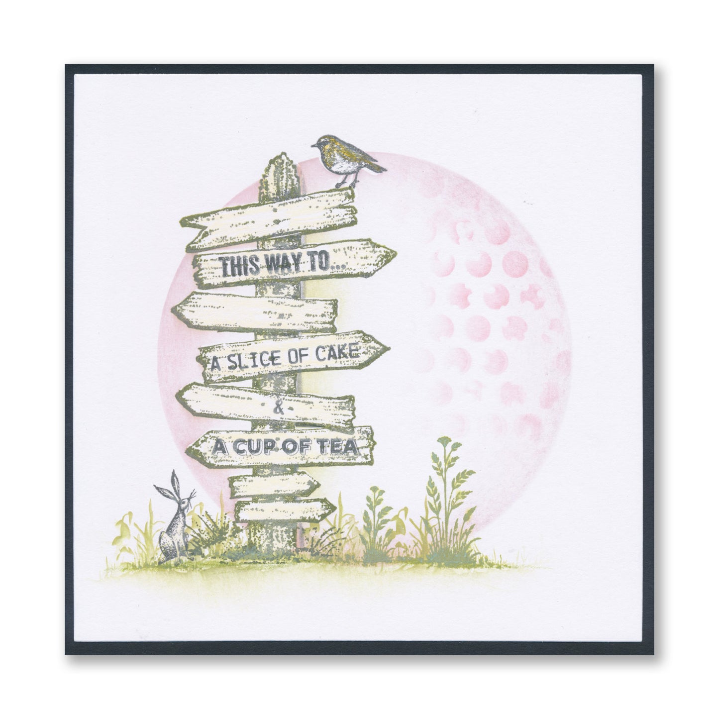 Feel Good Waymarker A5 Square Stamp & Mask Set
