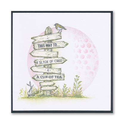 Feel Good Waymarker A5 Square Stamp & Mask Set