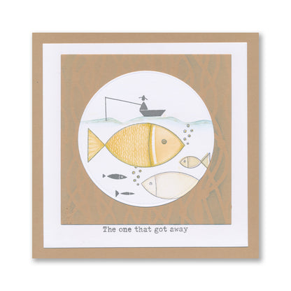 Barbara's SHAC Fish Infill A5 Stamp Set
