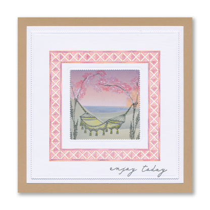 Linda's Summer Sampler A4 Stamp Set & FREE 5" x5" Mega Mount worth £5.25