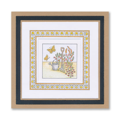 Linda's Summer Sampler A4 Stamp Set & FREE 5" x5" Mega Mount worth £5.25