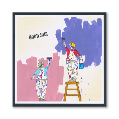 Barbara's Mr. Painter A5 Stamp & Mask Set