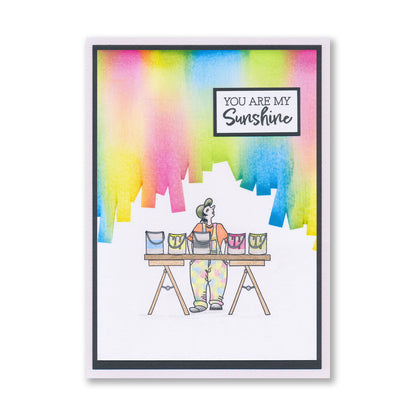 Barbara's Mr. Painter A5 Stamp & Mask Set