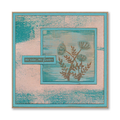 Linocut Floral - Allium A5 Stamp Set