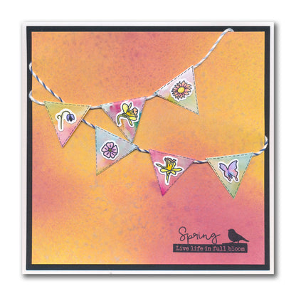 Linda's Bijou Children Through the Seasons - Spring A5 Stamp Set