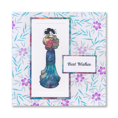 Floral Sprays A6 Stamp Collection