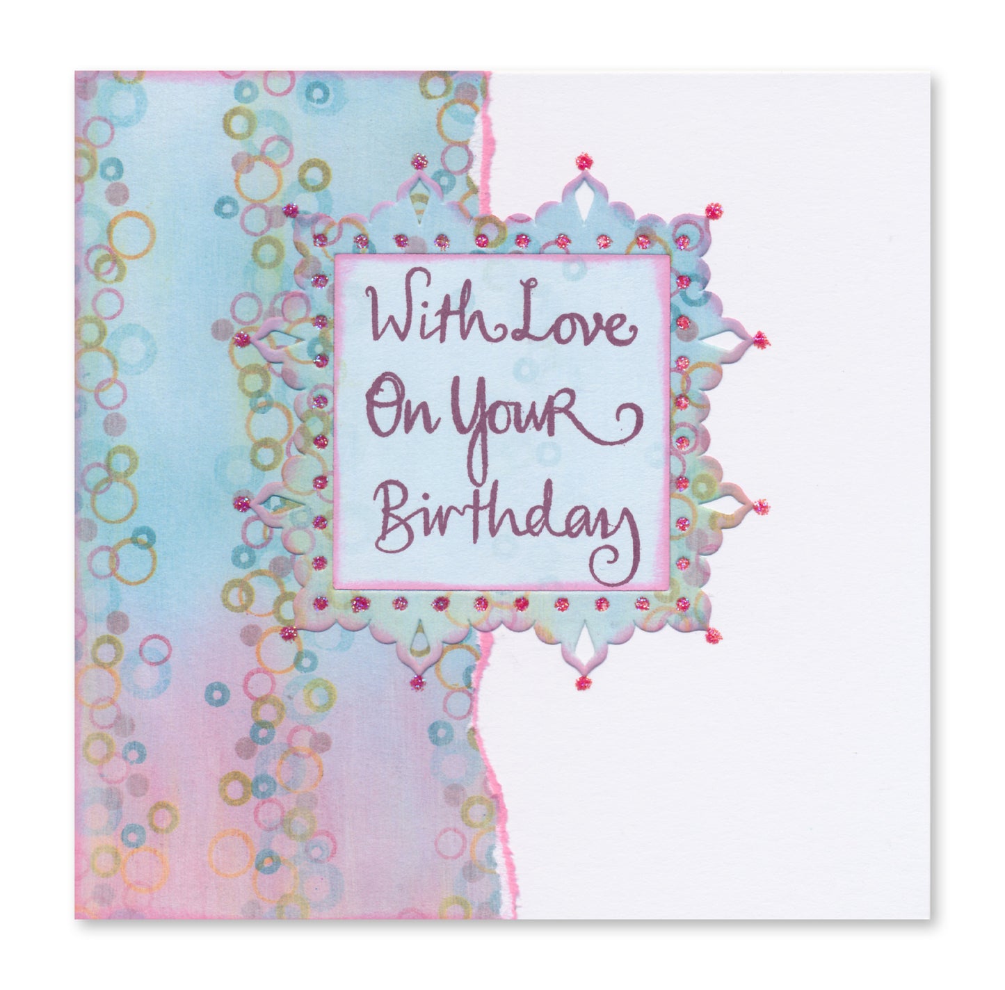 Mini Mandala Squares Clarity Fresh Cut Die Collection