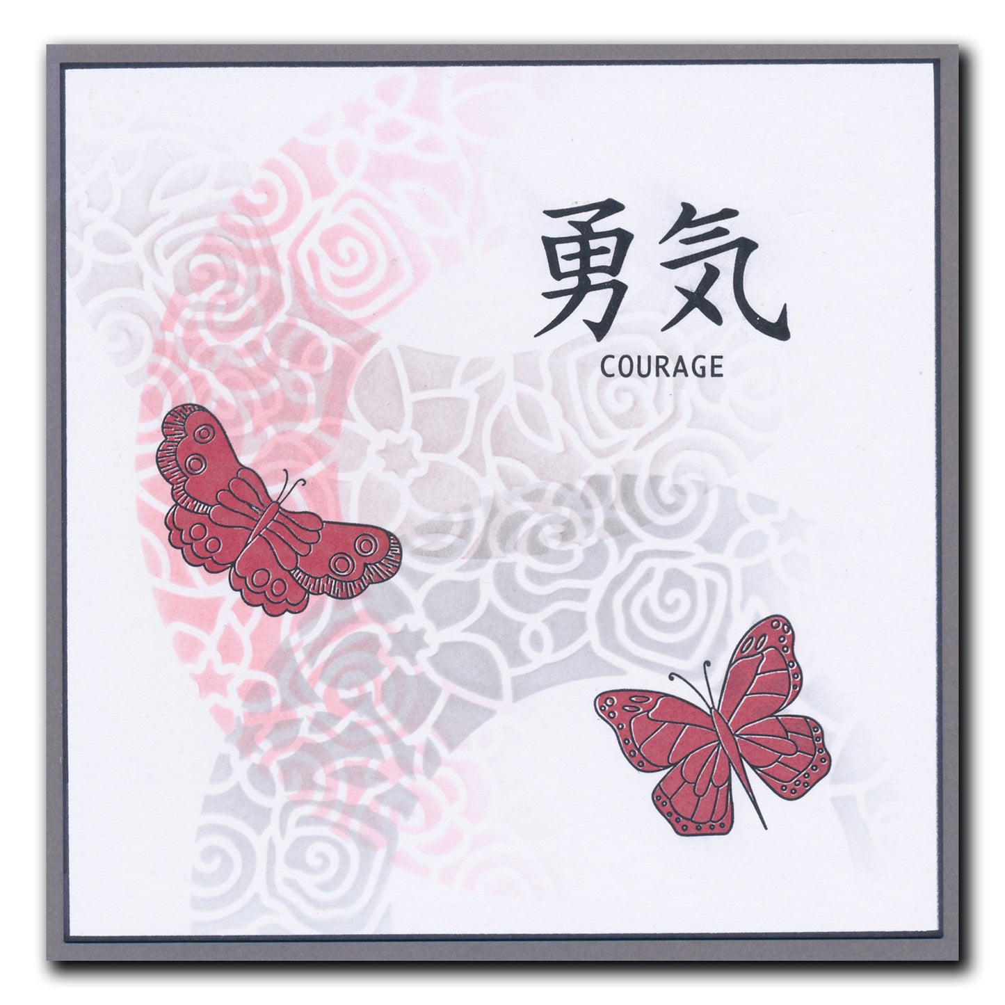 Barbara's SHAC Circular Decorative Frames - Roses, Snowdrops & Leaves 7" x 7" Stencil Trio