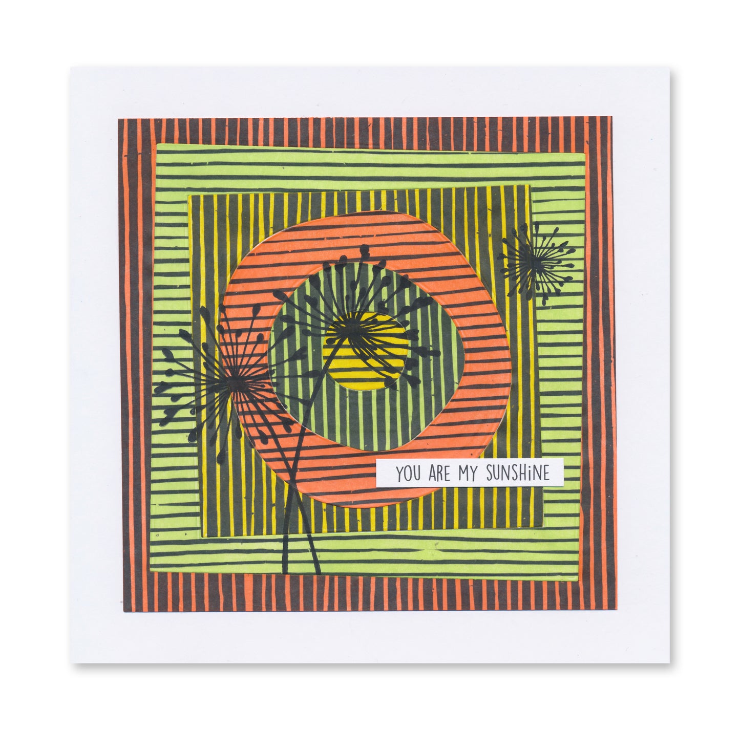 Nested Funky Circle Felt Die Set