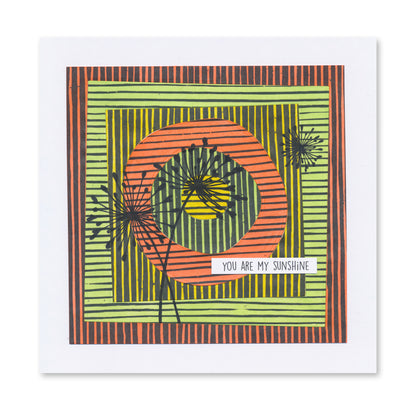 Nested Funky Circle Felt Die Set