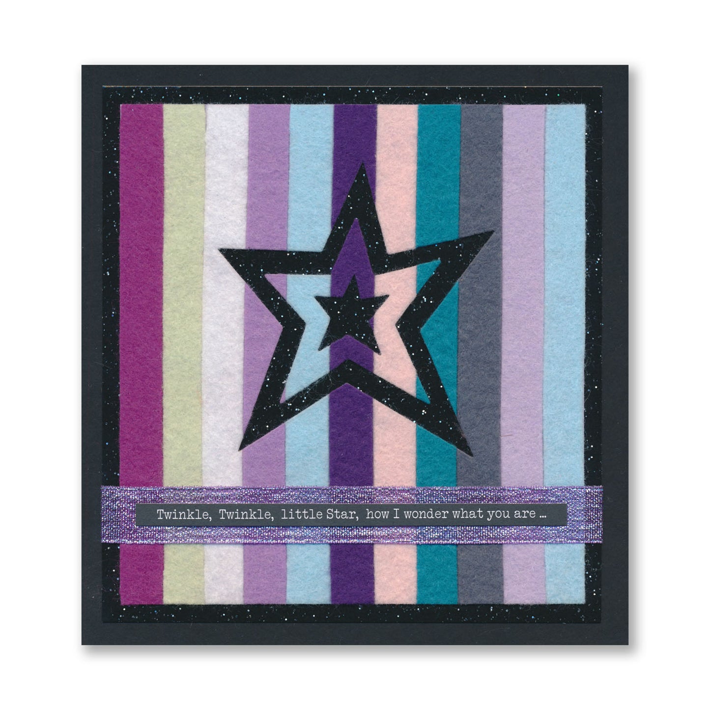 Nested Funky Star Felt Die Set