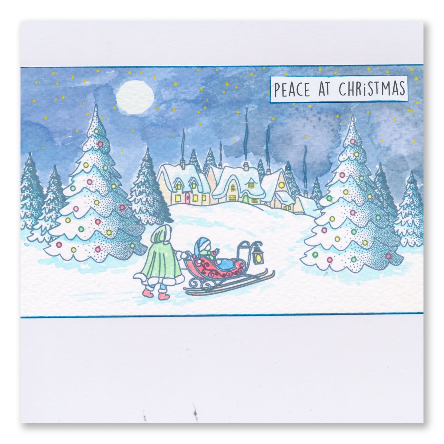 Linda's Deep in the Forest - Christmas Compendium A6 Stamp Set