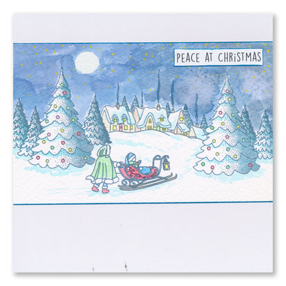 Linda's Deep in the Forest - Christmas Compendium A6 Stamp Set