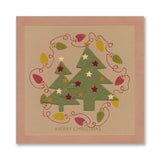 Felt by Clarity - Funky Christmas Tree Mixed Set - 6" x 6" Adhesive Backed Felt x6