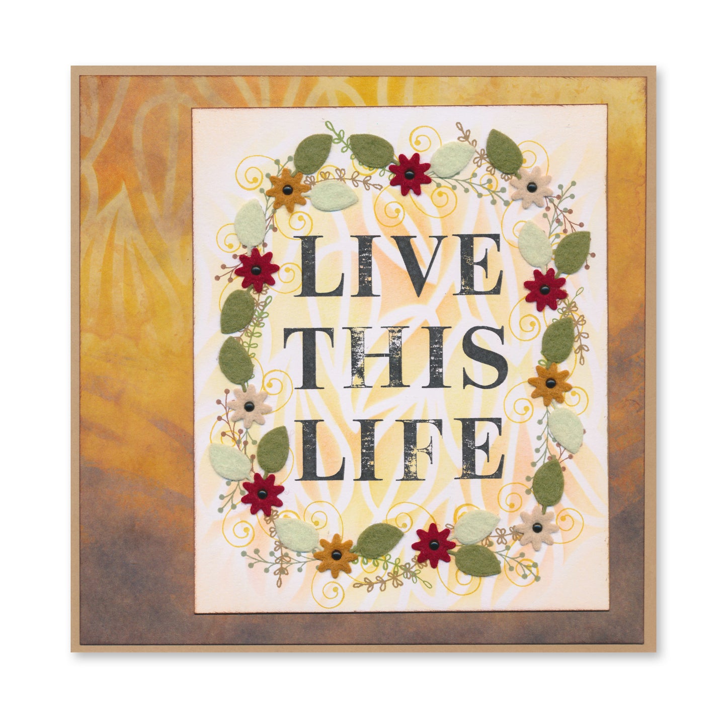 Felt by Clarity - Funky Flower 1 Tile Kit