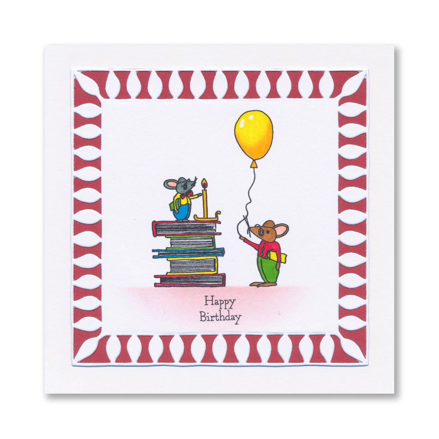 BIP the Bear Characters A5 Square Stamp & Mask Collection with FREE A4 Stencil worth £8.49