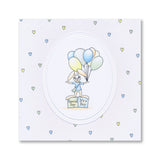BIP the Bear Can Balance A5 Square Stamp & Mask Set