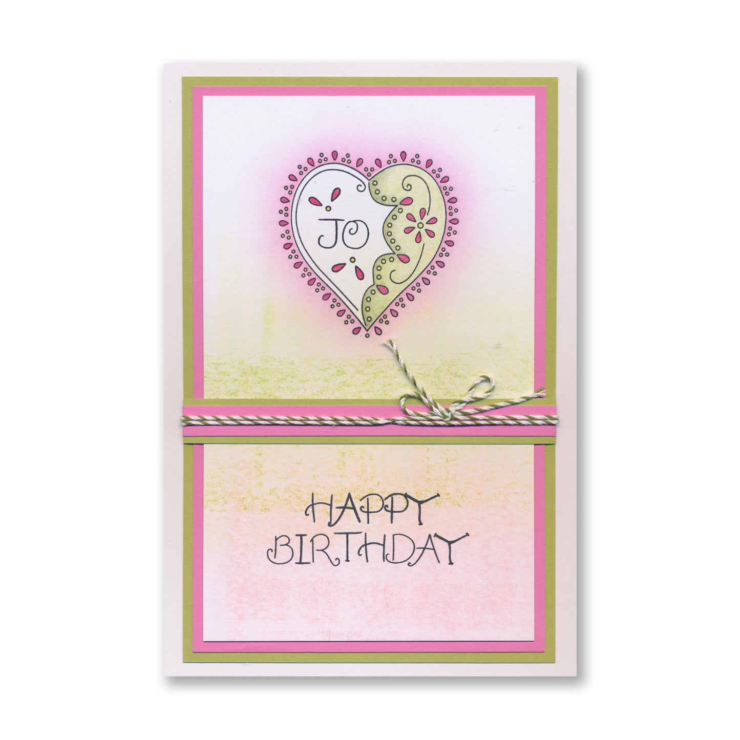Barbara's Loving Heart A5 Stamp & Mask Set
