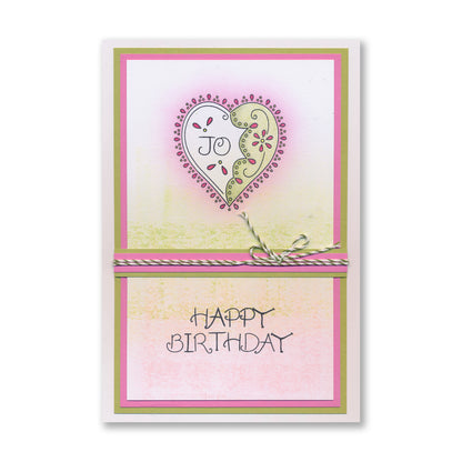 Barbara's Loving Heart A5 Stamp & Mask Set