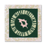 Felt by Clarity - Funky Holly Leaf Mixed Set - 6" x 6" Non-Adhesive Backed Felt x6