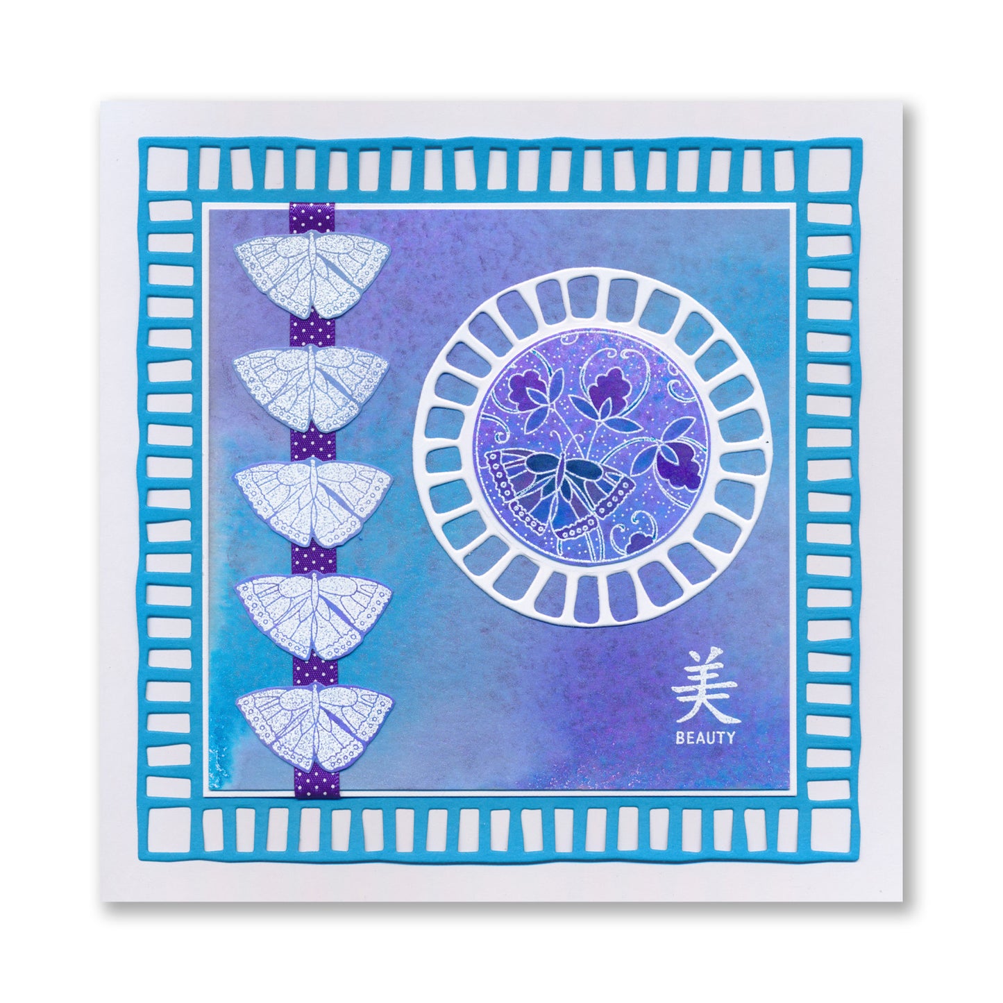 Barbara's SHAC Japanese Flowers & Butterflies Sampler A5 Stamp & Mask Set