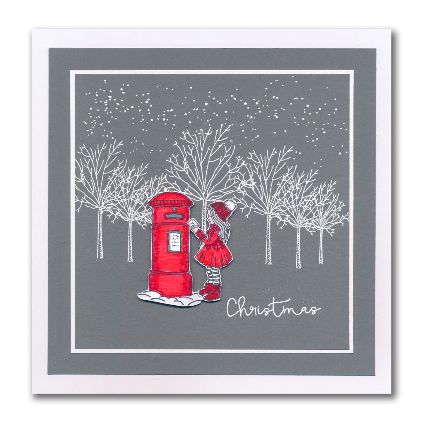 Linda's Bijou Children Through the Seasons - Winter A5 Stamp Set