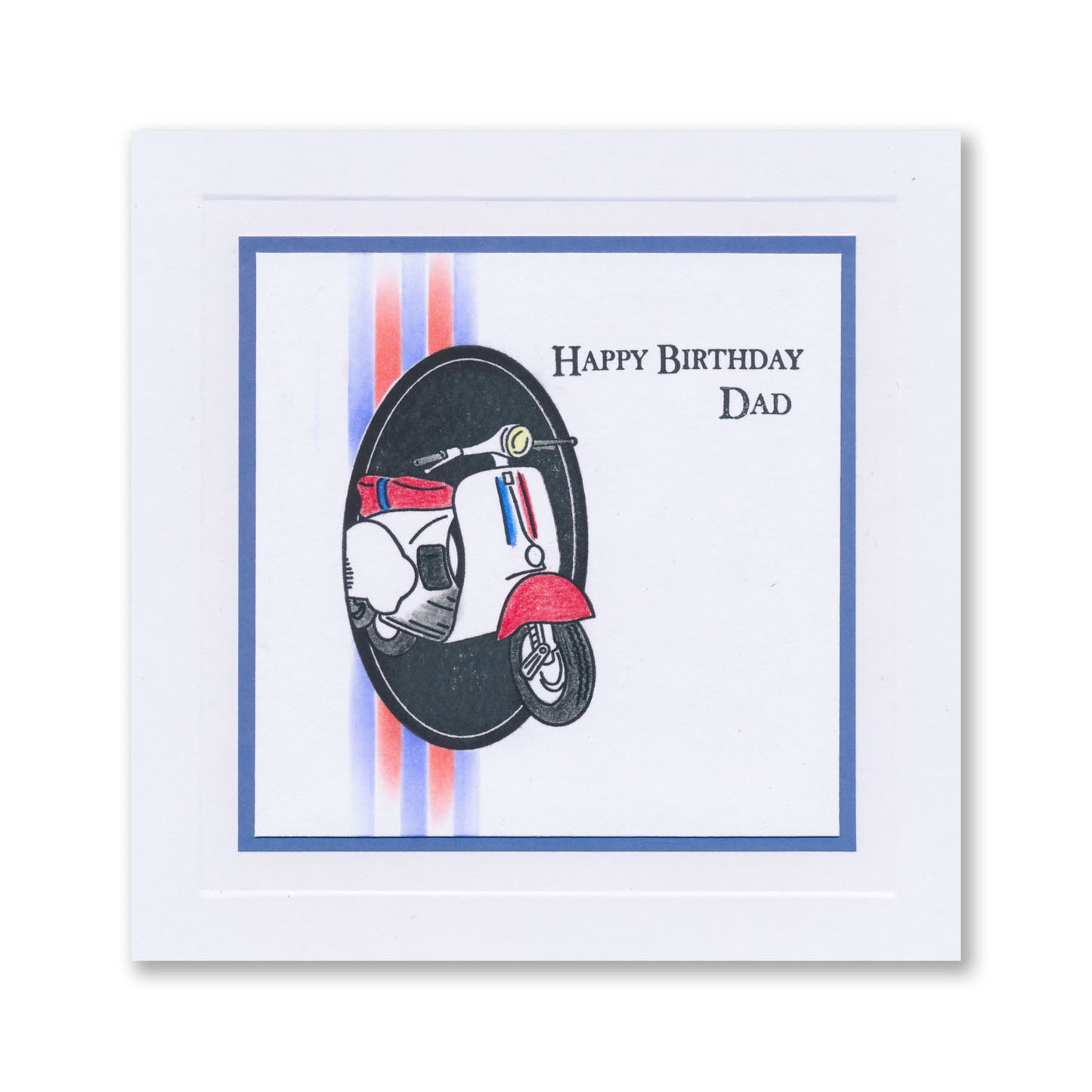 Just Wheels & Wings Silhouette Framers A5 Stamp Set