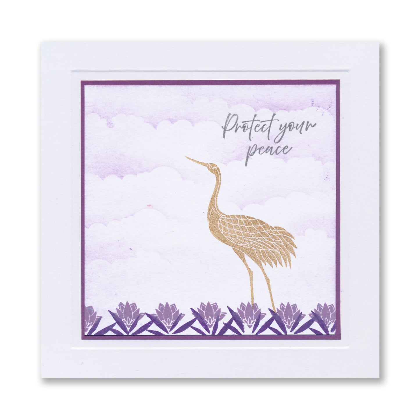 Japanese Cranes - Silhouettes A5 Stamp & Mask Set