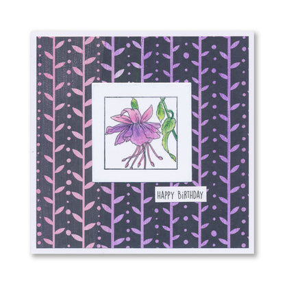 Jayne's Floral Sampler A4 Stamp Set