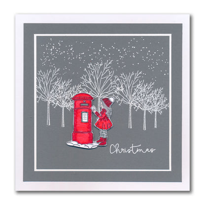 Linda's Bijou Children Through the Seasons - Winter A7 Stamp Set