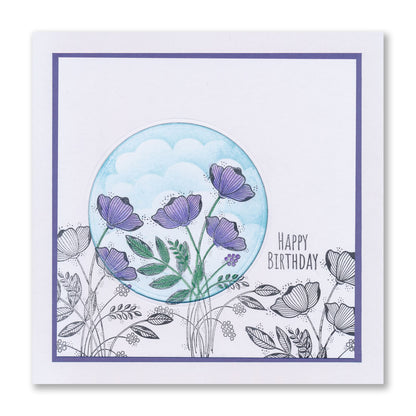 Floral Sprays A6 Stamp Collection