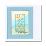 Barbara's Bijou Linocut - Daisy - Two Way Overlay A6 Stamp Set