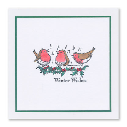Linda's Winter Wishes - Christmas Compendium A6 Stamp Set