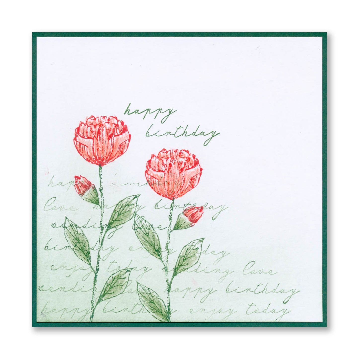 Barb's SHAC Dancing Girls, Dotted Blooms & Sentiments Stamp Collection