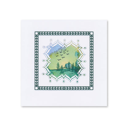 Mini Mandala Squares Set 2 Clarity Fresh Cut Die