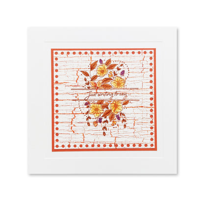 Jazz's Floral Panels & Petite Sentiments A5 Square & A7 Stamp Collection